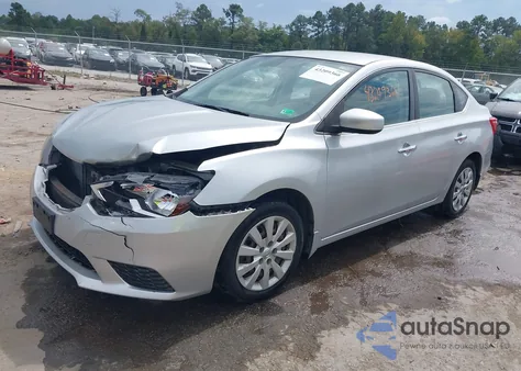 2016 Nissan Sentra S z USA, uszkodzony, nr VIN 3N1AB7AP5GY237413